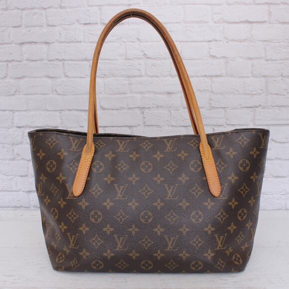 Louis Vuitton Raspail PM Monogram Tote Brown Shoulder Purse Large Handbag A5134 - Picture 1 of 11